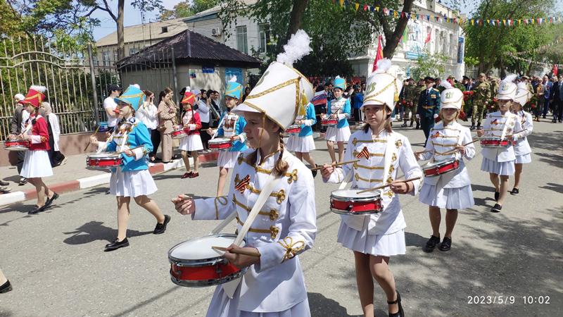 Шествие Парада, посвященное Победе Великой Отечественной войне.