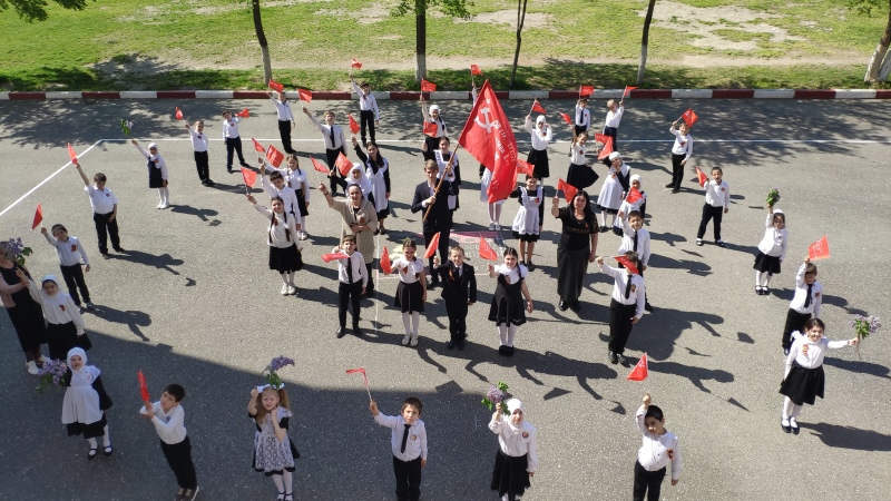 Флешмоб, посвященный «80-Летию Победы».